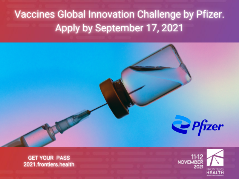 Pfizer Vaccines Global Innovation Challenge Open – Apply by September 17th!